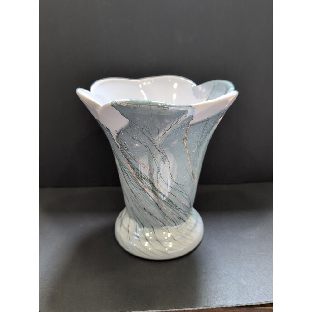 VTG Royal Haeger Pottery 2000 Vera Cruz Tulip Petal Vase 8 Inch - Picture 2 of 10